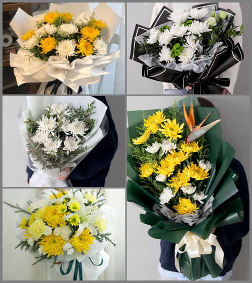 安徽宿州市灵璧县尹集镇陈渡口村白事花束代送
